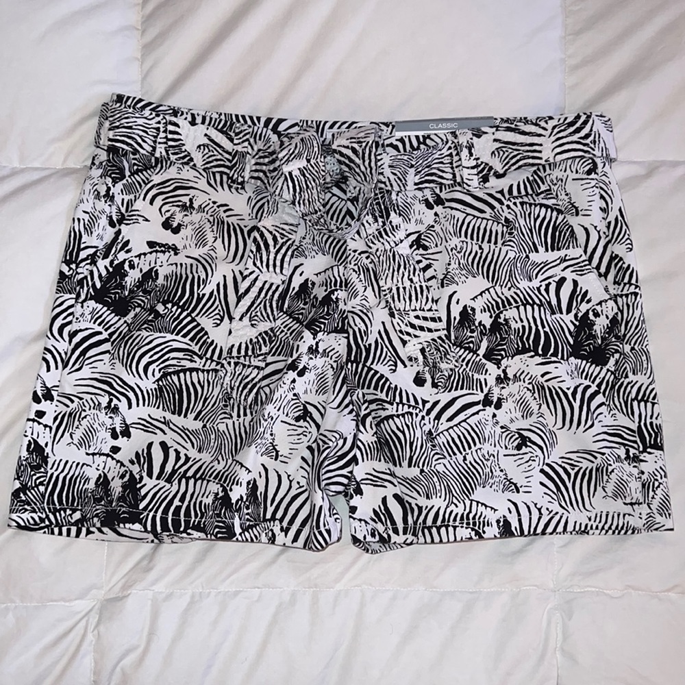 🦓Zebra Color Shorts w/Belt